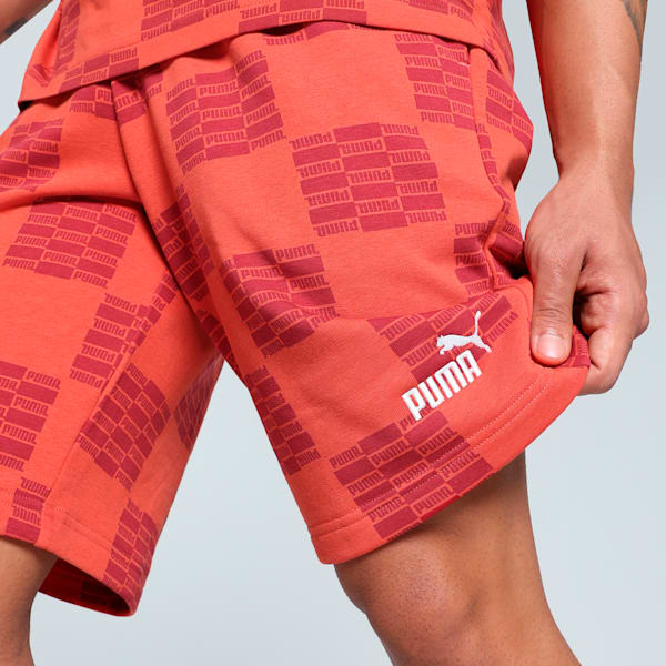United Men's 10" Shorts, Red Fire, extralarge-IND